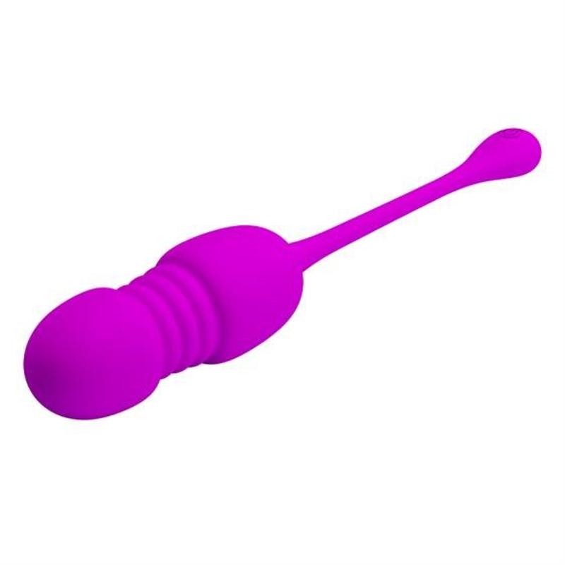 Віброяйце - Pretty Love Callie Thrusting Vibrating Egg Purple