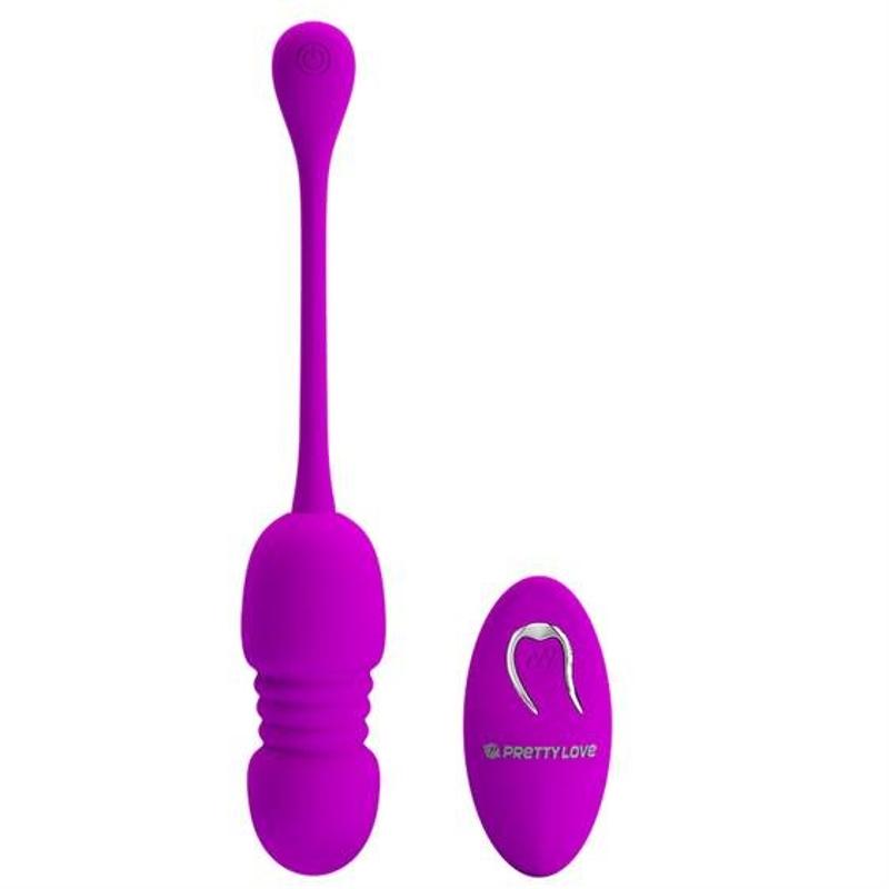Віброяйце - Pretty Love Callieri Thrusting Vibrating Egg Purple