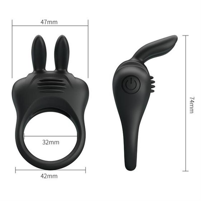 Ерекційне кільце - Pretty Love Davion Penis Ring Black
