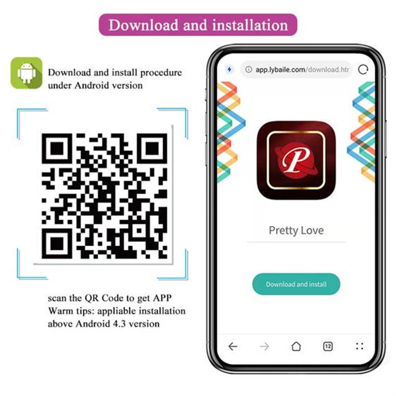 Вібратор - Pretty Love Jayleen Stimulator Purple (App)