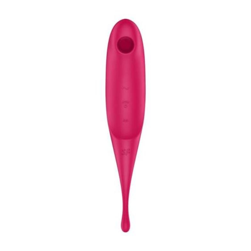 Вакуумний кліторальний стимулятор - Satisfyer Twirling Pro Red