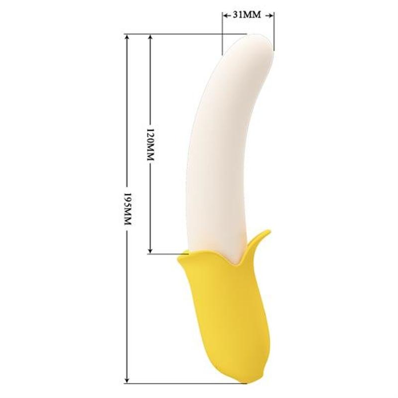 Вібратор - Pretty Love Banana Geek Vibrator