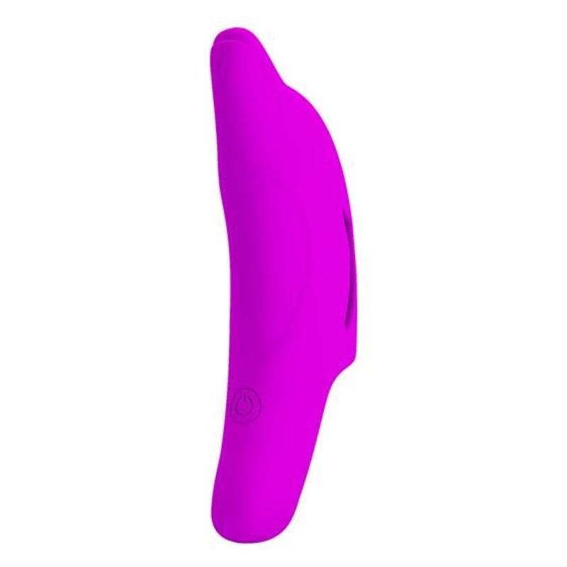 Вібронасадка на палець - Pretty Love Delphini Fingering Vibrator Purple