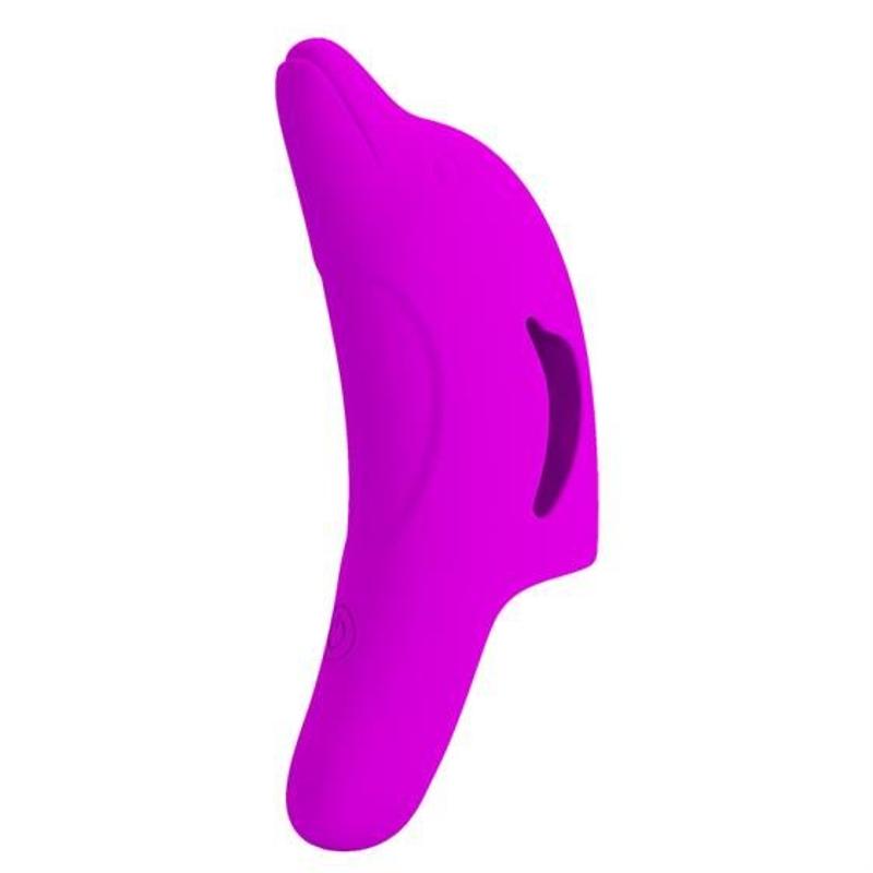 Вібронасадка на палець - Pretty Love Delphini Fingering Vibrator Purple