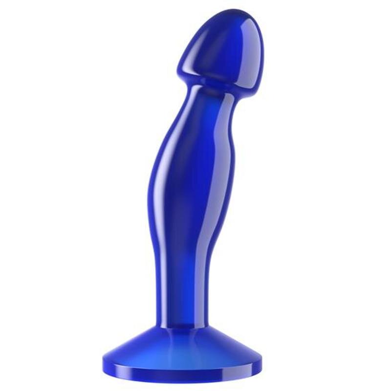 Анальна пробка - Flawless Clear Prostate Plug 6.5" Blue
