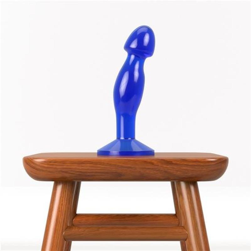 Анальна пробка - Flawless Clear Prostate Plug 6.5" Blue