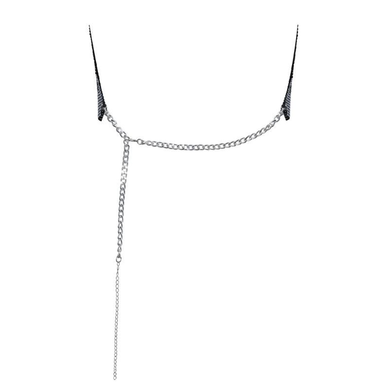 Топ - Cottelli Collection Metal Top Black S-L