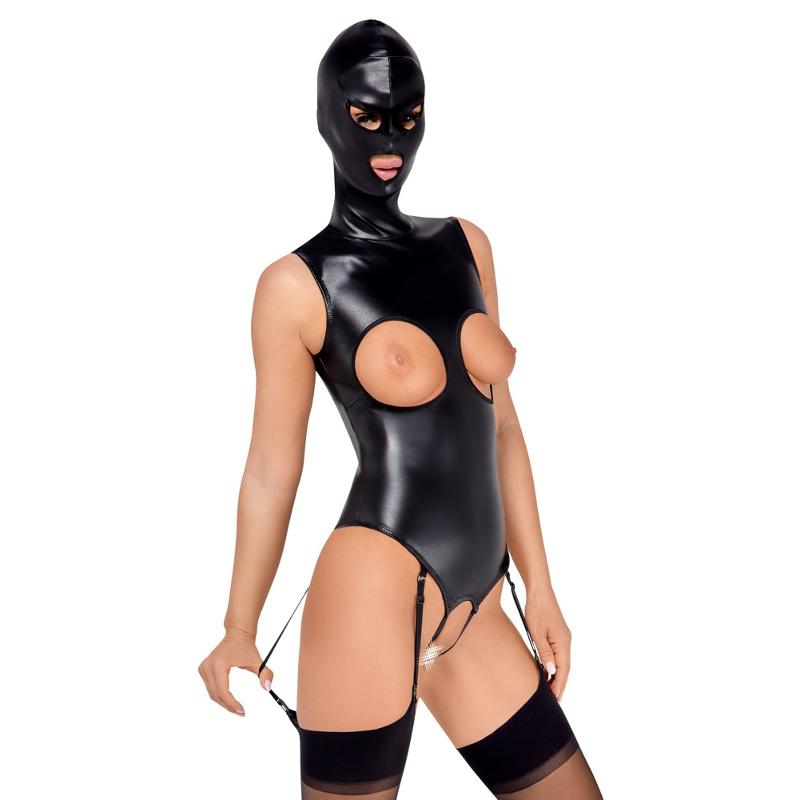 Боді з маскою - 2480484 Bad Kitty Body & Mask, black L
