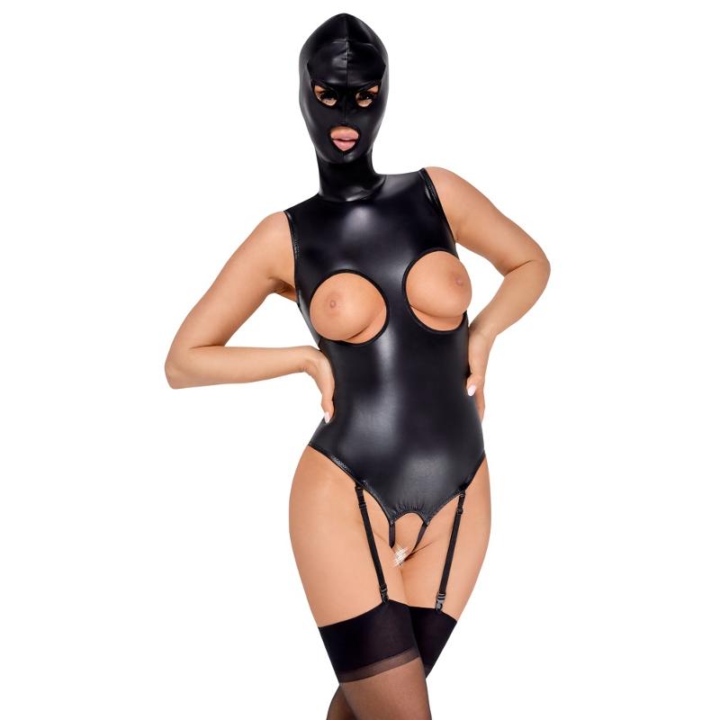 Боді з маскою - 2480484 Bad Kitty Body & Mask, black L
