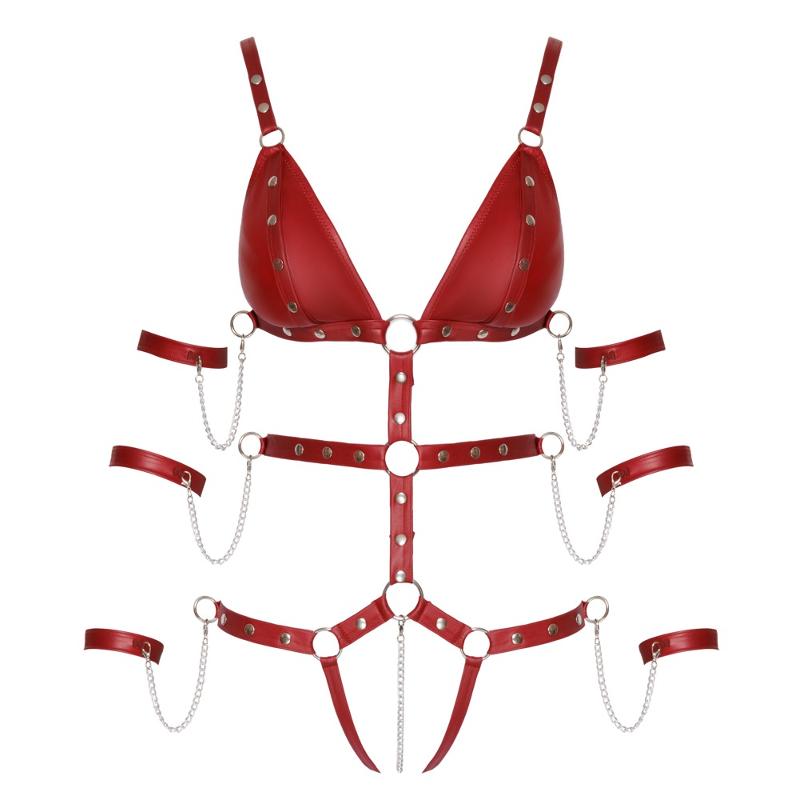 Боді - 2480514 Bad Kitty Strap Body, red L