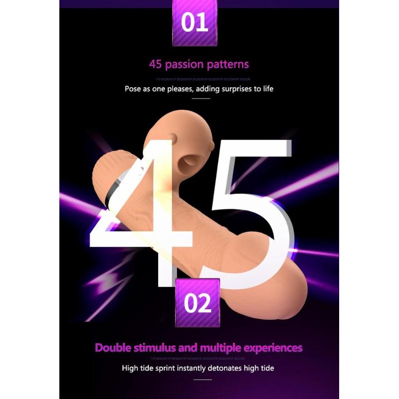 Вібратор - Basia Thtusting Vibrator 2in1