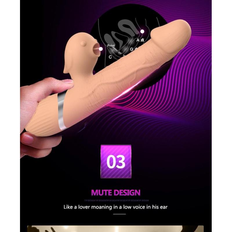 Вібратор - Basia Thtusting Vibrator 2in1