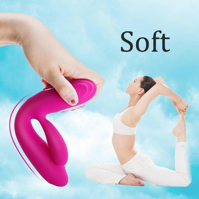 Вібратор - Joker Heating Double Vibrating Massage Stick Pink