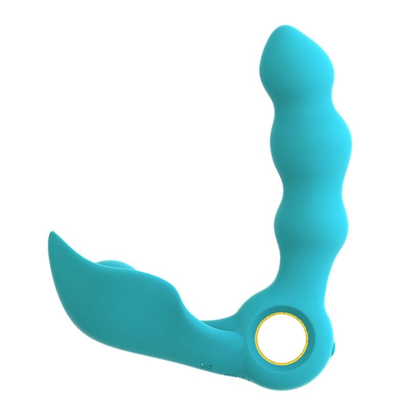Масажер простати - Angelo Male Prostate Triple Stimulation Blue