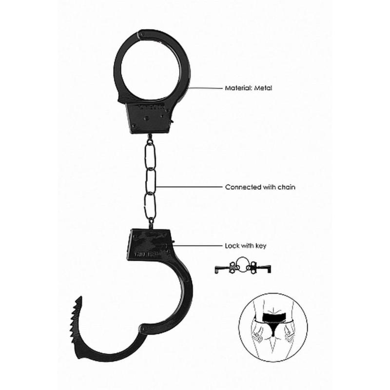 Наручники - Ouch! Beginner's Handcuffs Black