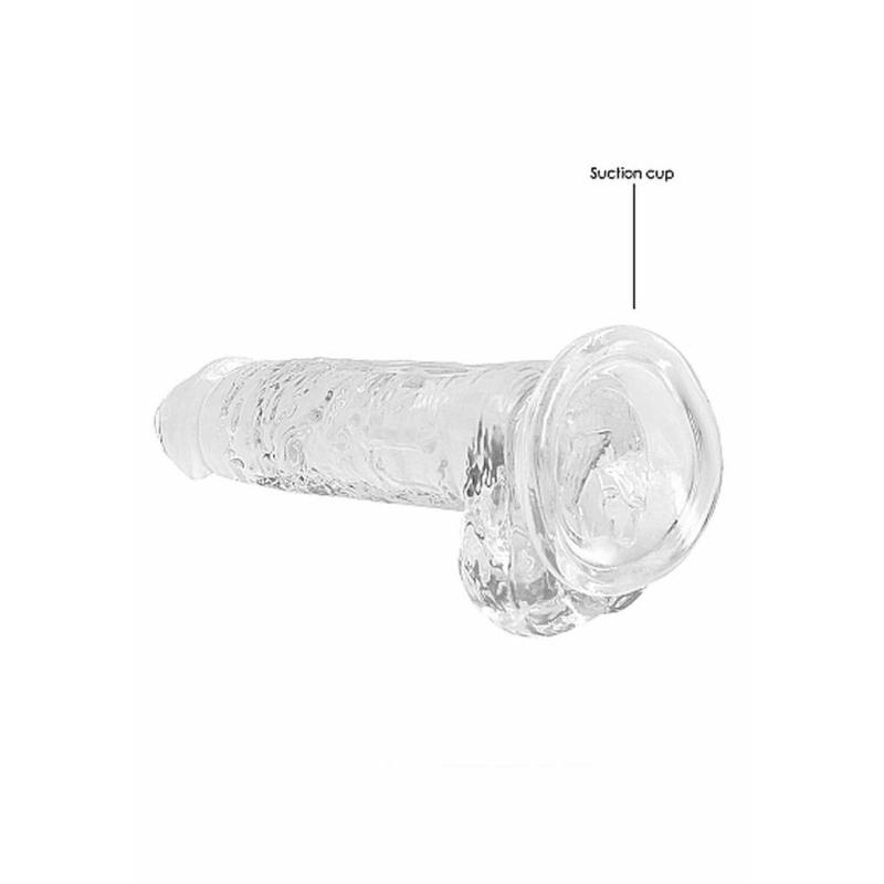 Фалоімітатор - Realrock Dildo 7" Transparent