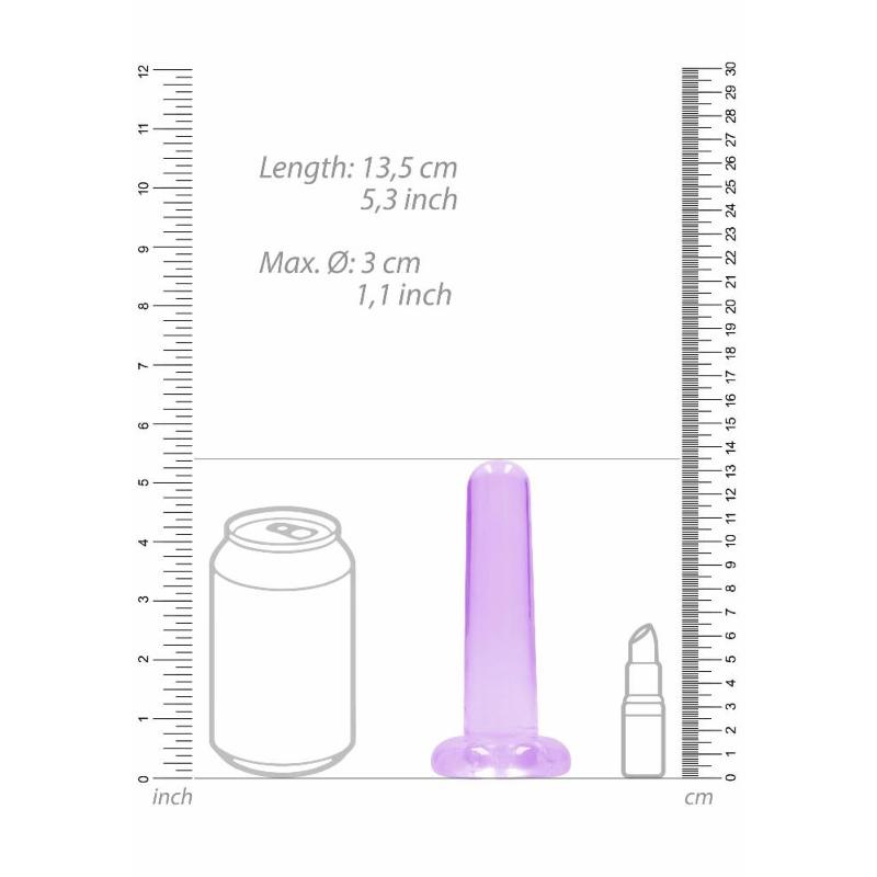 Фалоімітатор - Realrock Dildo 5,3" Purple