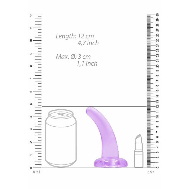 Фалоімітатор - Realrock Dildo 4,5" Purple
