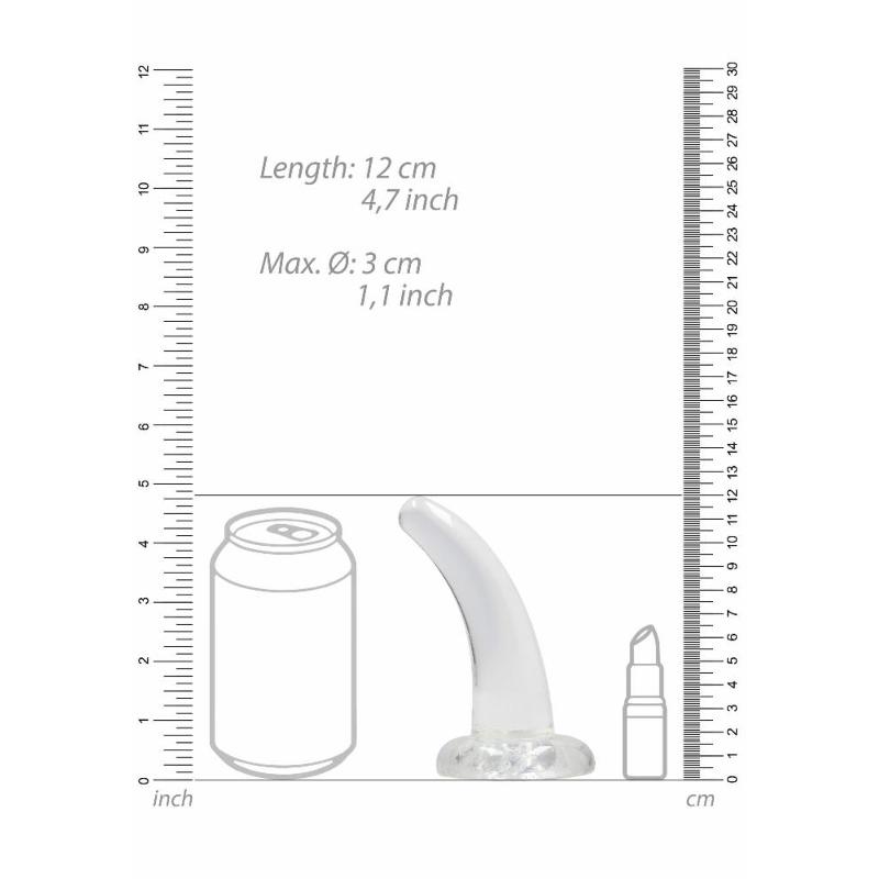 Фалоімітатор - Realrock Dildo 4,5" Transparent