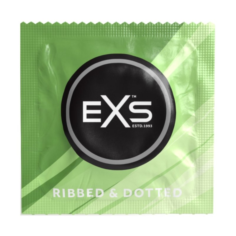 Презервативи - EXS Ribbed And Dotted, 48 шт.