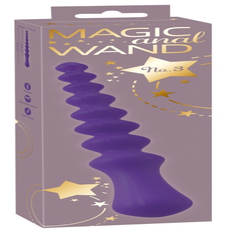 Анальний стимулятор - Magic Anal Wand No.3 Purple - зображення 1