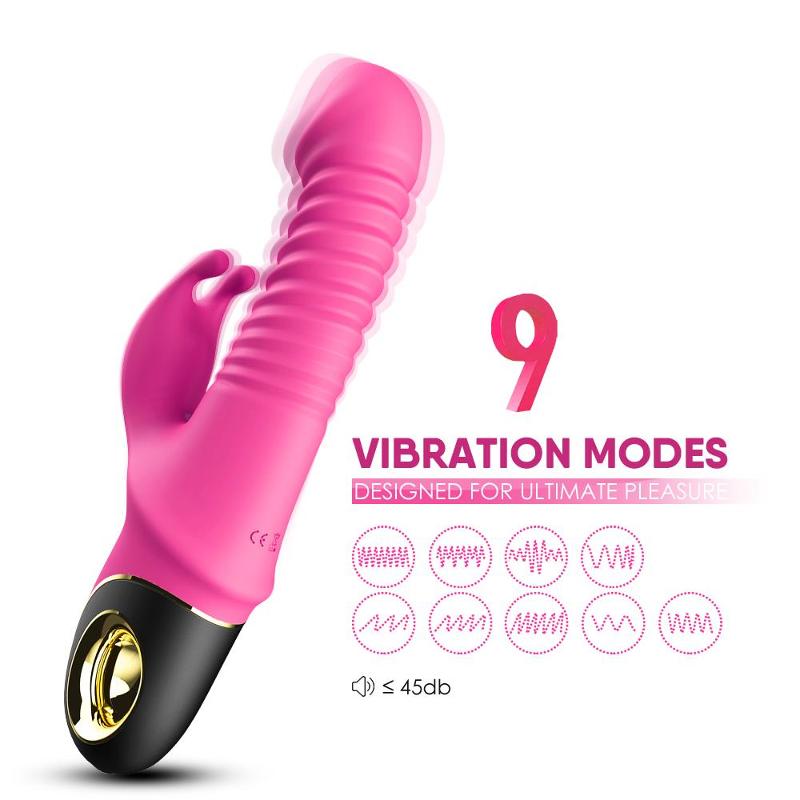 Вібратор - Thrusting Vibrator Zing Pink