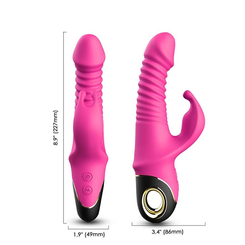 Вібратор - Thrusting Vibrator Zing Pink