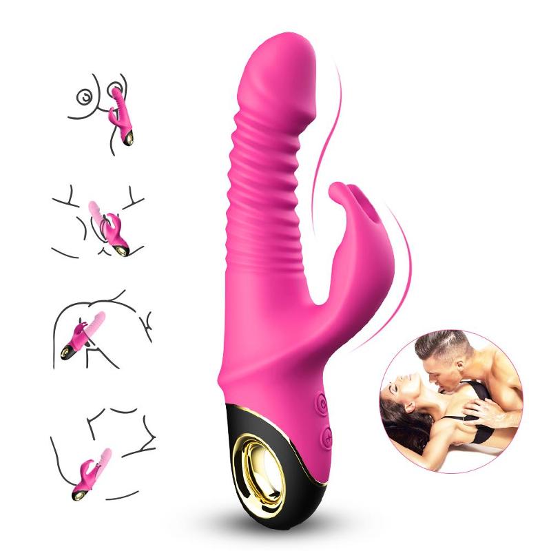 Вібратор - Thrusting Vibrator Zing Pink