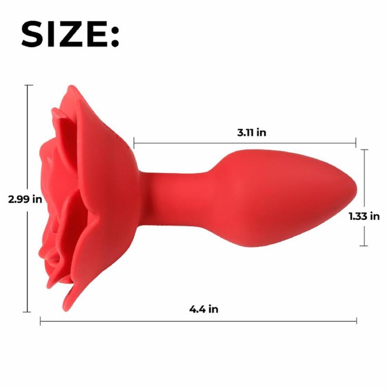 Анальна пробка - Rose Rotating Anal Plug