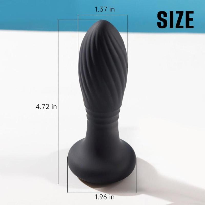 Анальна пробка - Thrusting Anal Plug Black