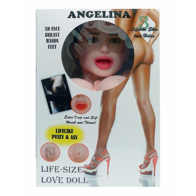 Надувна секс лялька з вібрацією - Angelina 3D