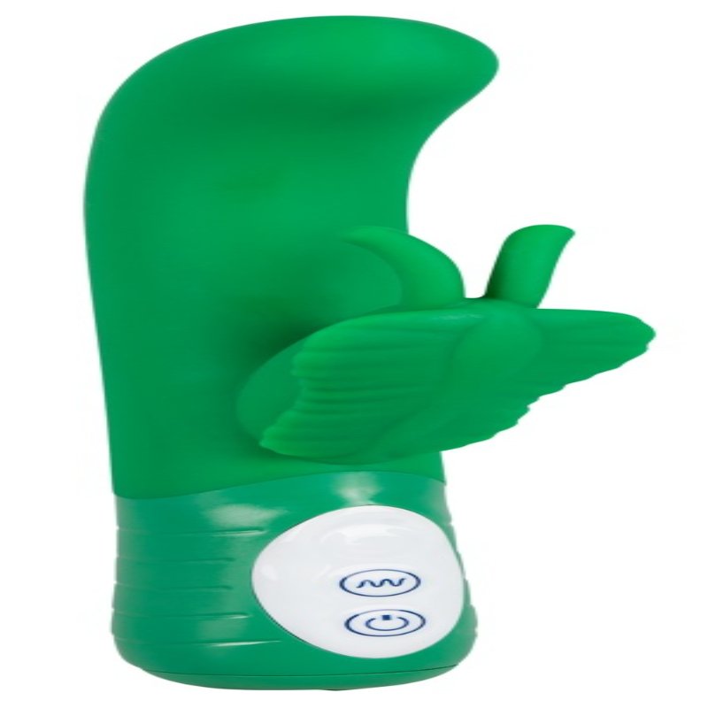 Hi-tech вібратор - Champion Butterfly Vibrator Green - зображення 1