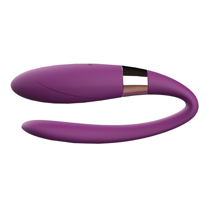 Вібратор для пар - V-Vibe Purple, USB, 7 Function, Remote Control