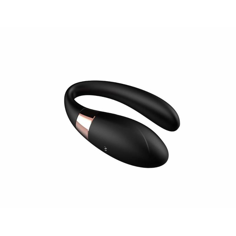 Вібратор для пар - V-Vibe Black, USB, 7 Function, Remote Control