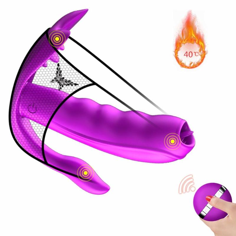 Стимулятор - Silicone Panty Vibrator USB, 7 Function, Heating
