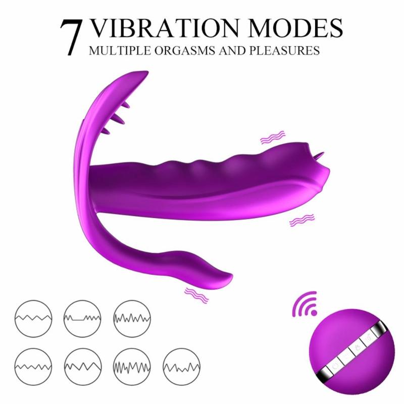 Стимулятор - Silicone Panty Vibrator USB, 7 Function, Heating
