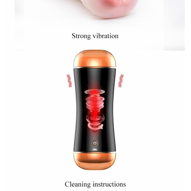 Мастурбатор - Vibrating Mouth And Vagina Masturbator