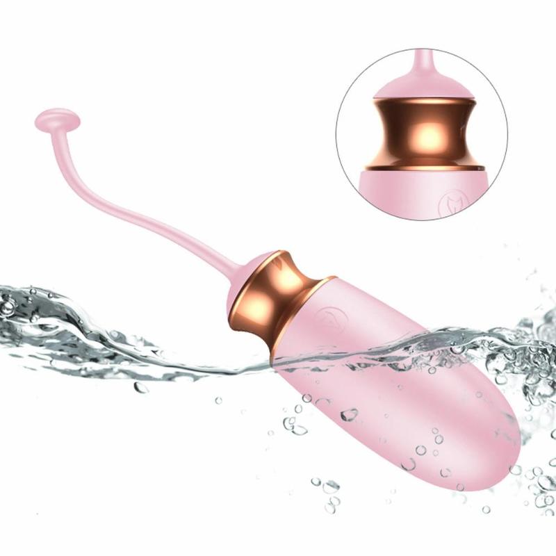 Віброяйце - Vibrating Silicone Love Egg Pink, USB, 10 Function, Heating, Voice Control