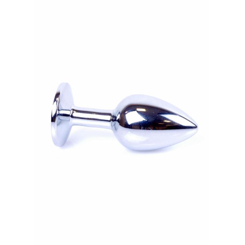 Анальна пробка - Jewellery Silver Plug Light Blue