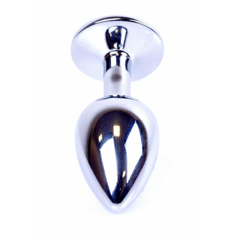 Анальна пробка - Jewellery Silver Plug Light Blue