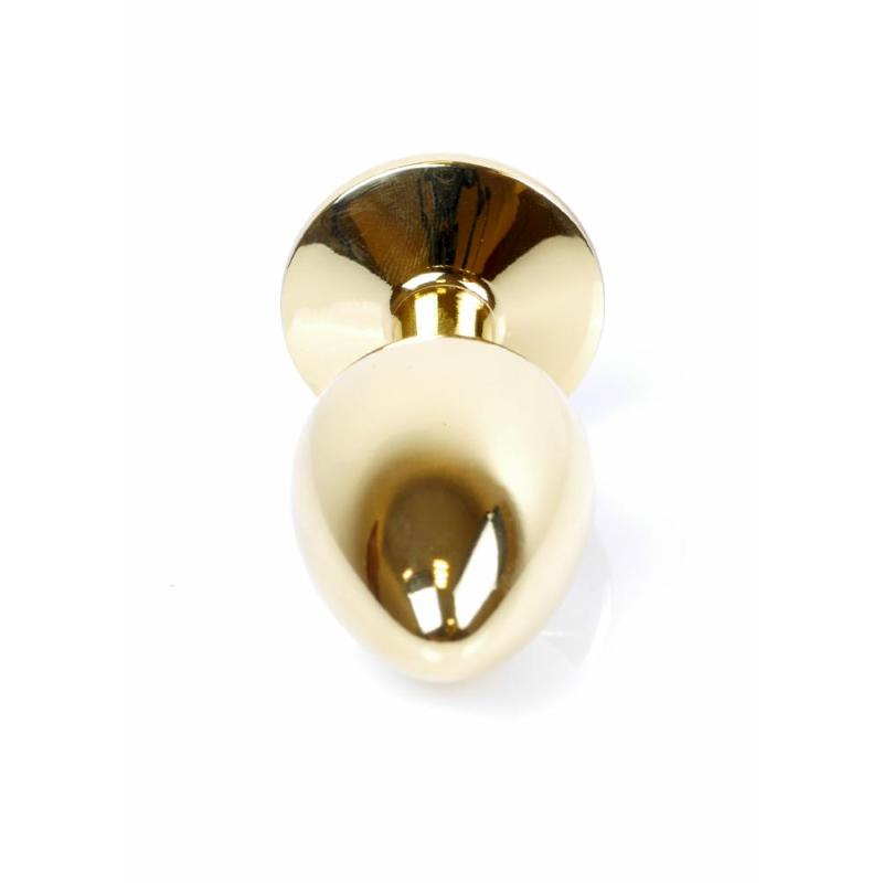 Анальна пробка - Jewellery Gold Plug Light Blue