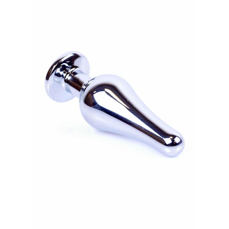 Анальна пробка - Jewellery Silver Long Plug Pink