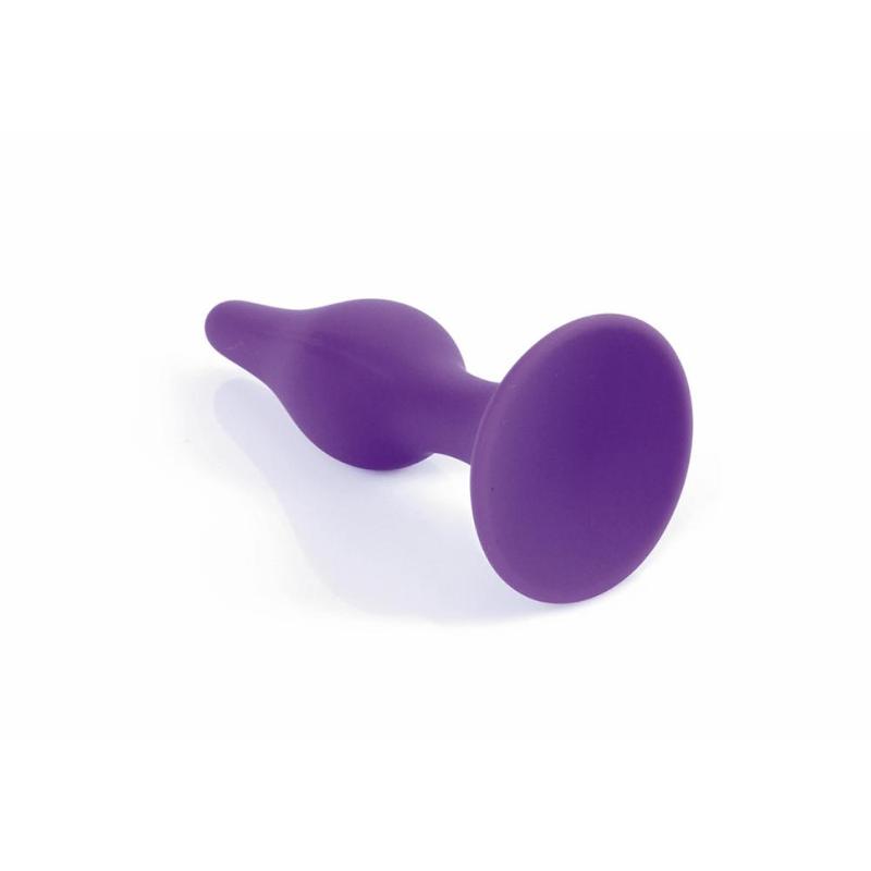 Анальна пробка - Silicone Purple Plug S