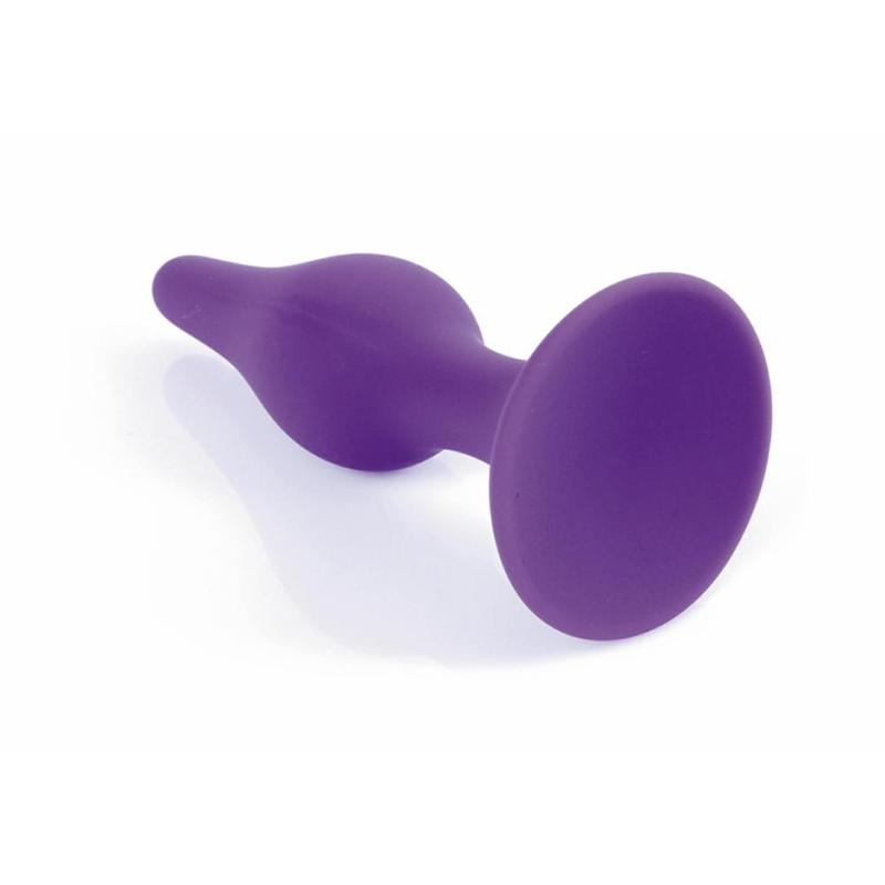 Анальна пробка - Silicone Purple Plug L