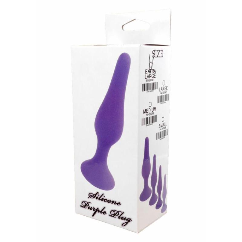 Анальна пробка - Silicone Purple Plug XL
