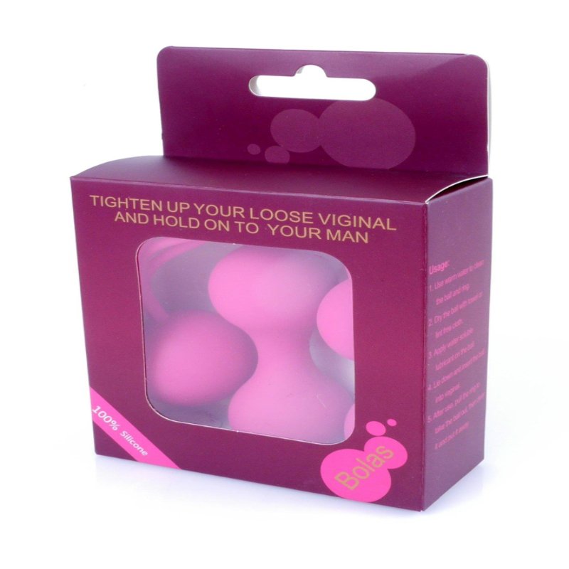Набір вагінальних кульок - Silicone Kegal Balls Set Pink