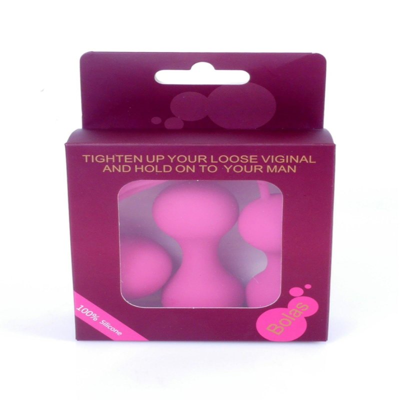 Набір вагінальних кульок - Silicone Kegal Balls Set Pink