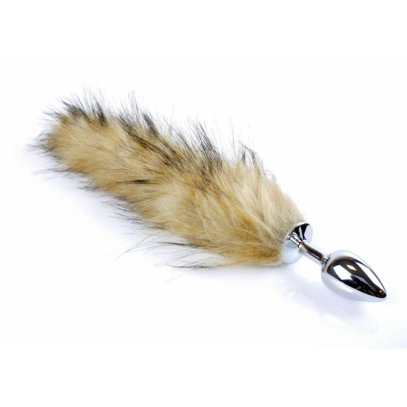 Анальна пробка - Fox Tail Brown XL