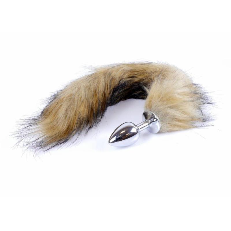 Анальна пробка - Fox Tail Brown XL