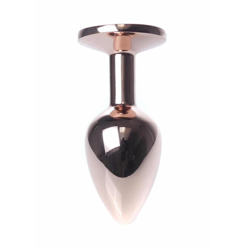 Анальна пробка - Jewellery Red Gold Plug Light Blue